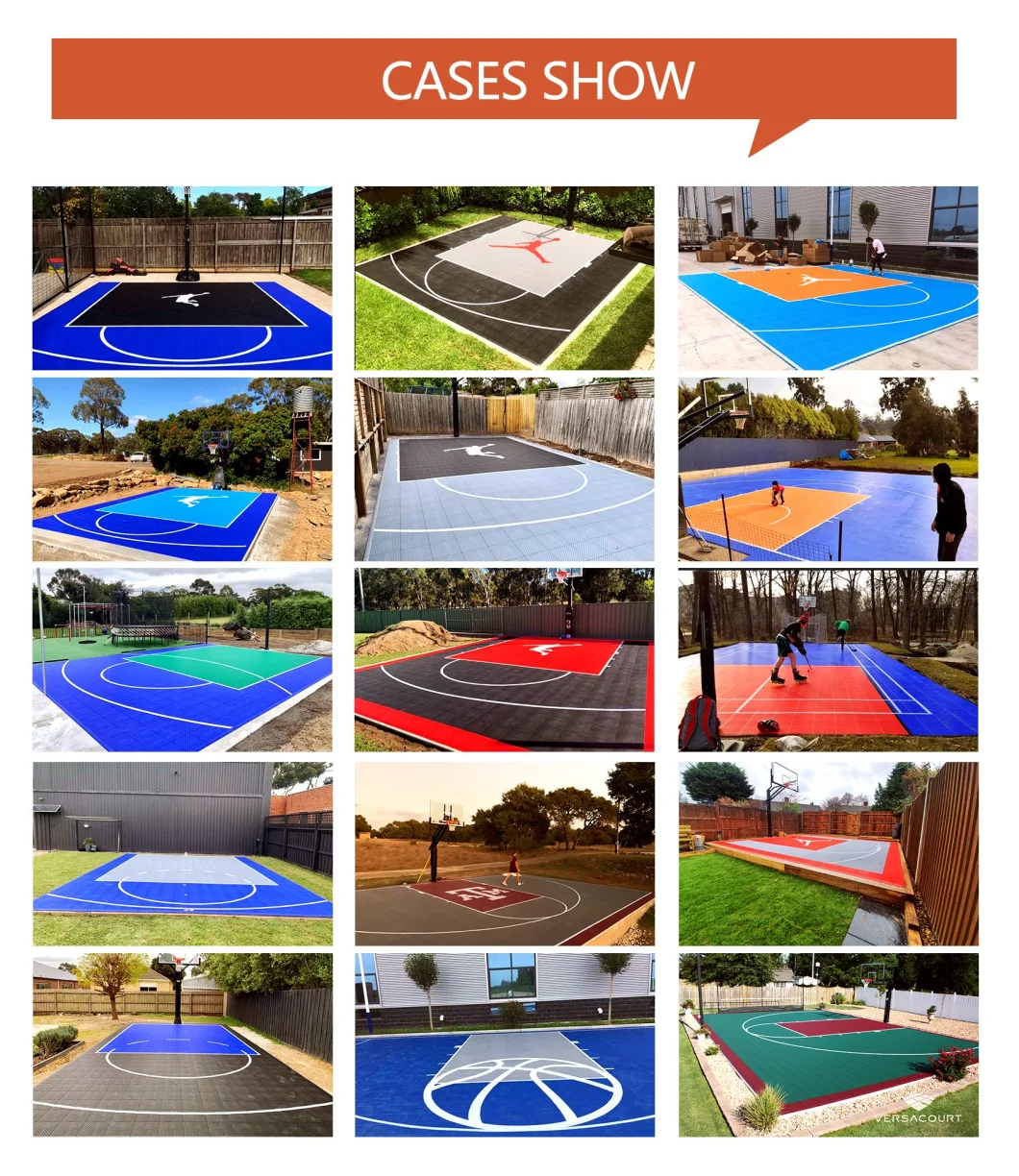 Indoor/Outdoor Badminton Volleyball Outdoor PP Basketball Sports Flooring