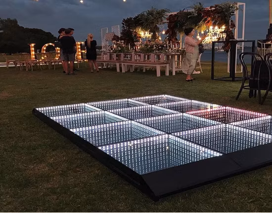 무선 디스코 조명 무대 LED 댄스 플로어 자석 파티 장식